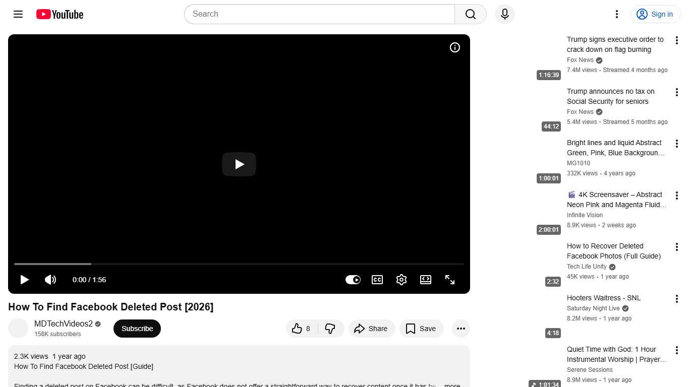 How To Find Facebook Deleted Post [2026] - YouTube