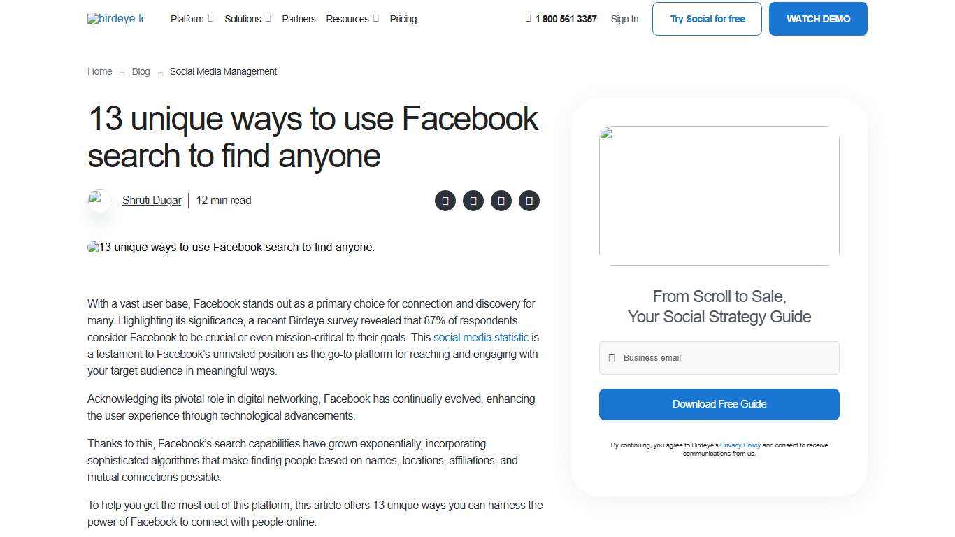 13 unique ways to use Facebook search to find anyone Birdeye